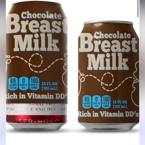 Beersy CHOCOLATE BREAST MILK BEERSY SILICONE SLEEVE HIDE-A-BEER CAN COOLER